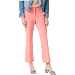 J Crew Hayden Peach Kickout Crop Bi Stretch Cotton AJ420 Size 16